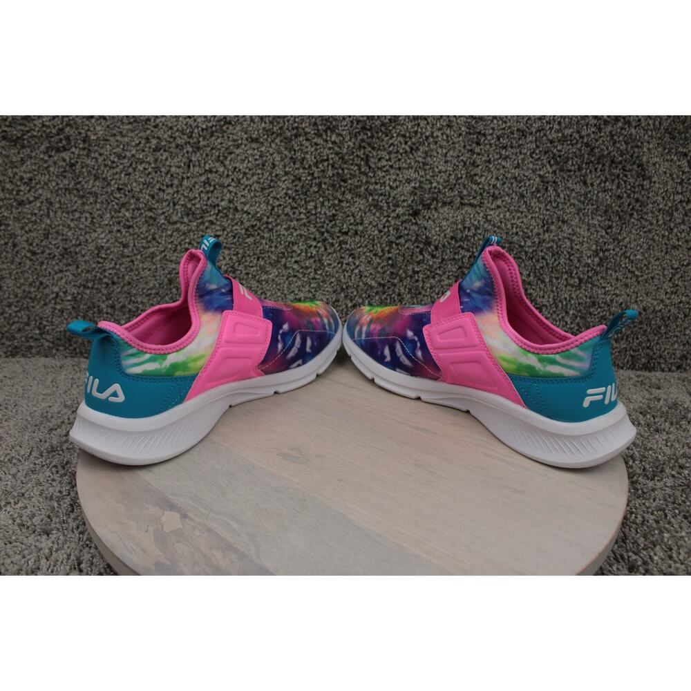 FILA Slip On Tie Dye Sneakers Girls 6.5 Athletic Lightweight New - Picture 5 of 7
